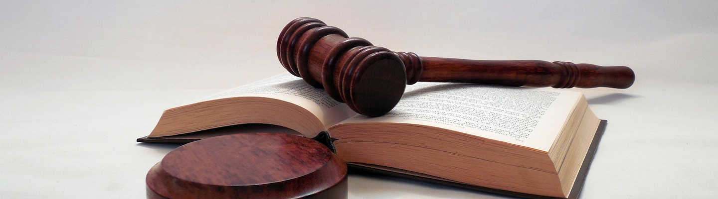 Image of a gavel and law book, representing how everyone involved in litigation needs an experienced West Virginia General Litigation Attorney like those at the Law Offices of Kelly R. Reed.
